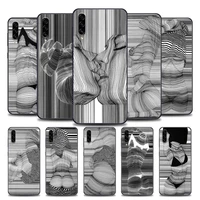 sexy girl line art phone case for samsung a10 e s a20 a30 a30s a40 a50 a60 a70 a80 a90 5g a7 a8 2018 soft silicone