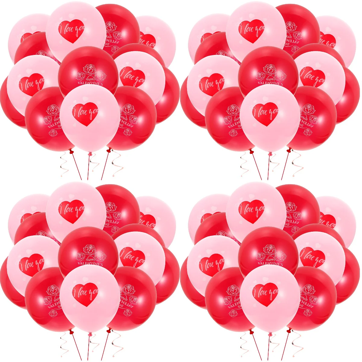 

144 pcs Romantic Decorative Delicate Wedding Engagement Balloons Love Balloon Valentine's Day Balloons