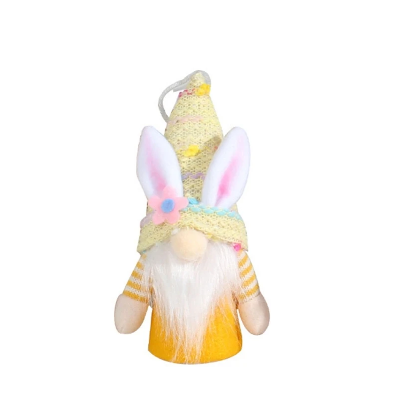 

3Pcs Easter Hanging Bunny Gnome with Light Hanging Pendant Crafts