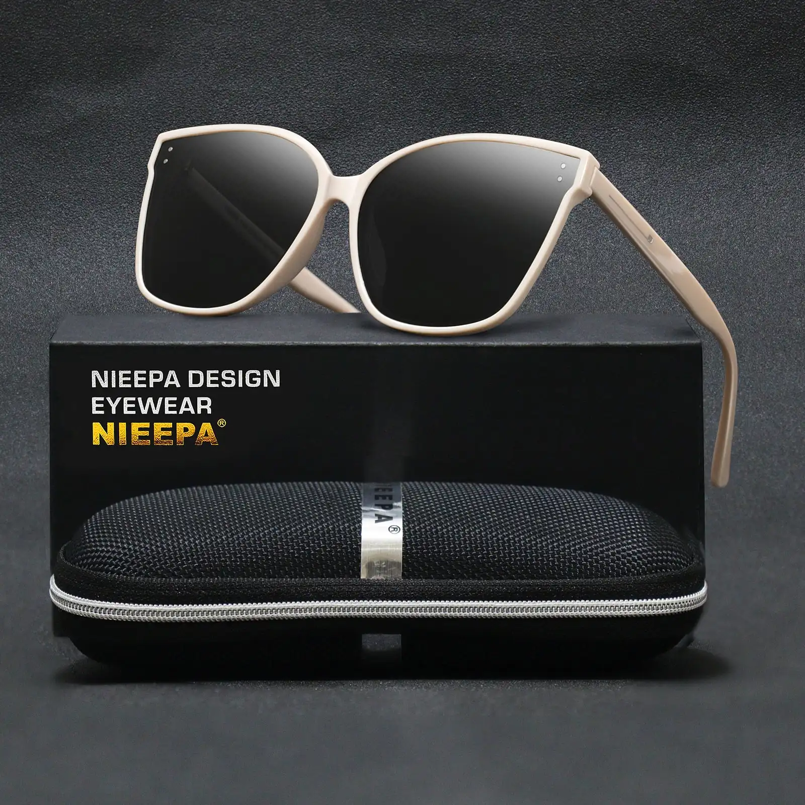 

NIEEPA 2022 New Brand Design Women's Glasses Polarized Sunglasses Men Retro Sun Glasses Sonnenbrille Herren UV400