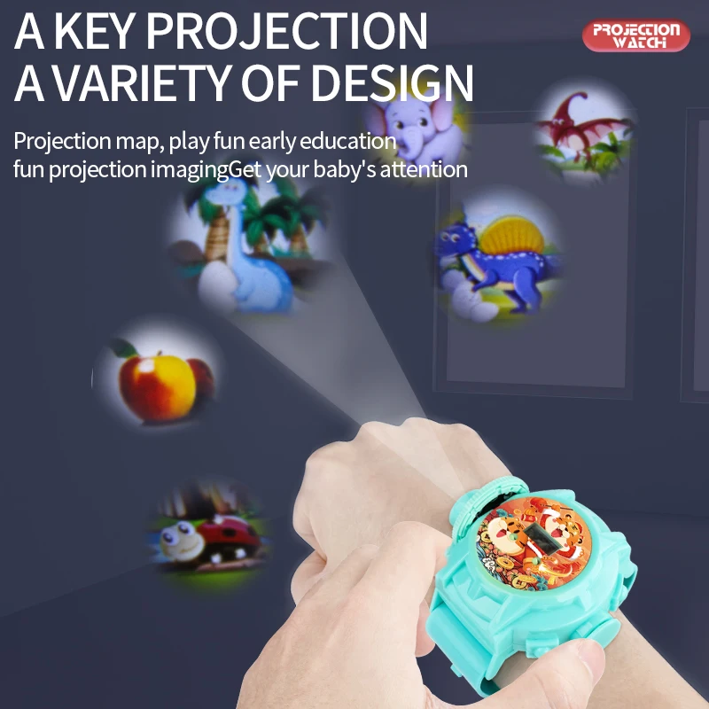 Cartoon Children Watch 3D Projection Digital Watches Toy Boys Girls Gorgeous Lights Electronic |