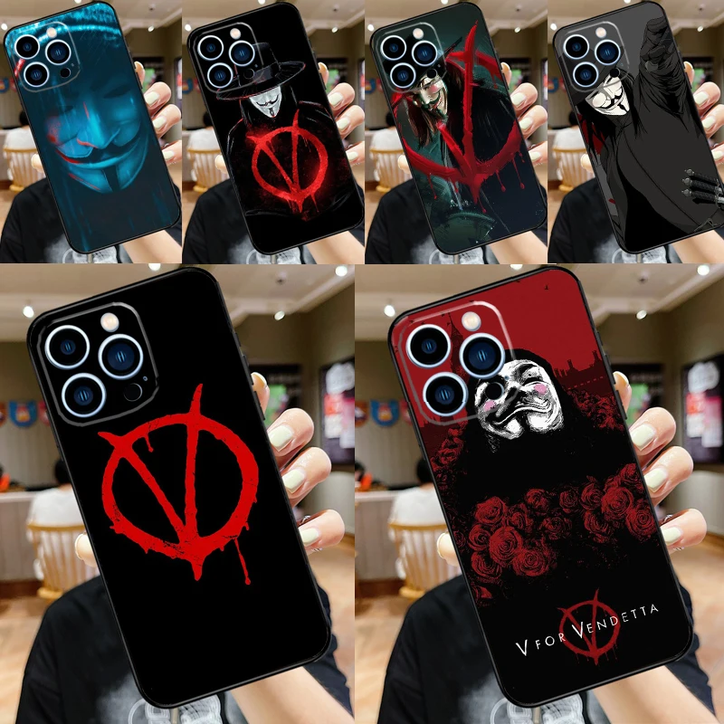 V Vendetta чехол для iPhone 12 Pro Max 13 Mini 11 XS X XR 6S 8 7 Plus SE 2020 Coque |