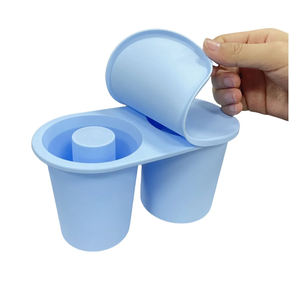 Силиконовый поднос для льда и форма 30 40 унций изготовления 2 полых цилиндров