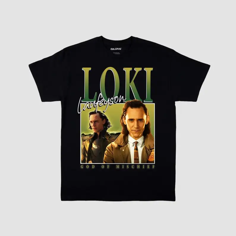 

Loki Tshirt vintage 90s T-shirt meme comic book thor iron man tee