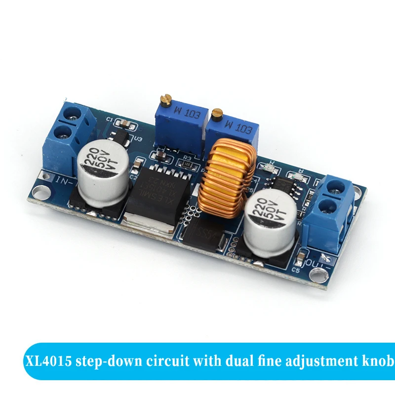 

Понижающий модуль зарядного устройства Stlxy XL4015 синего цвета