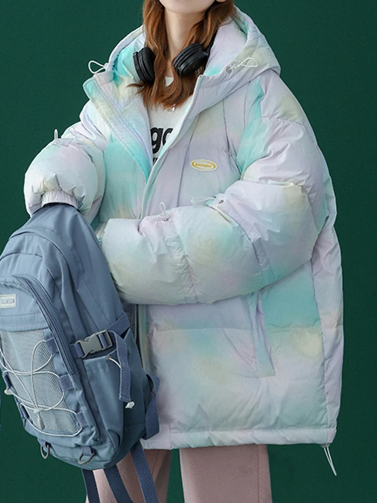 Winter Jacket Women Casual Loose Hooded Parkas Female Thicken Warm Solid Winter Coats for Woman