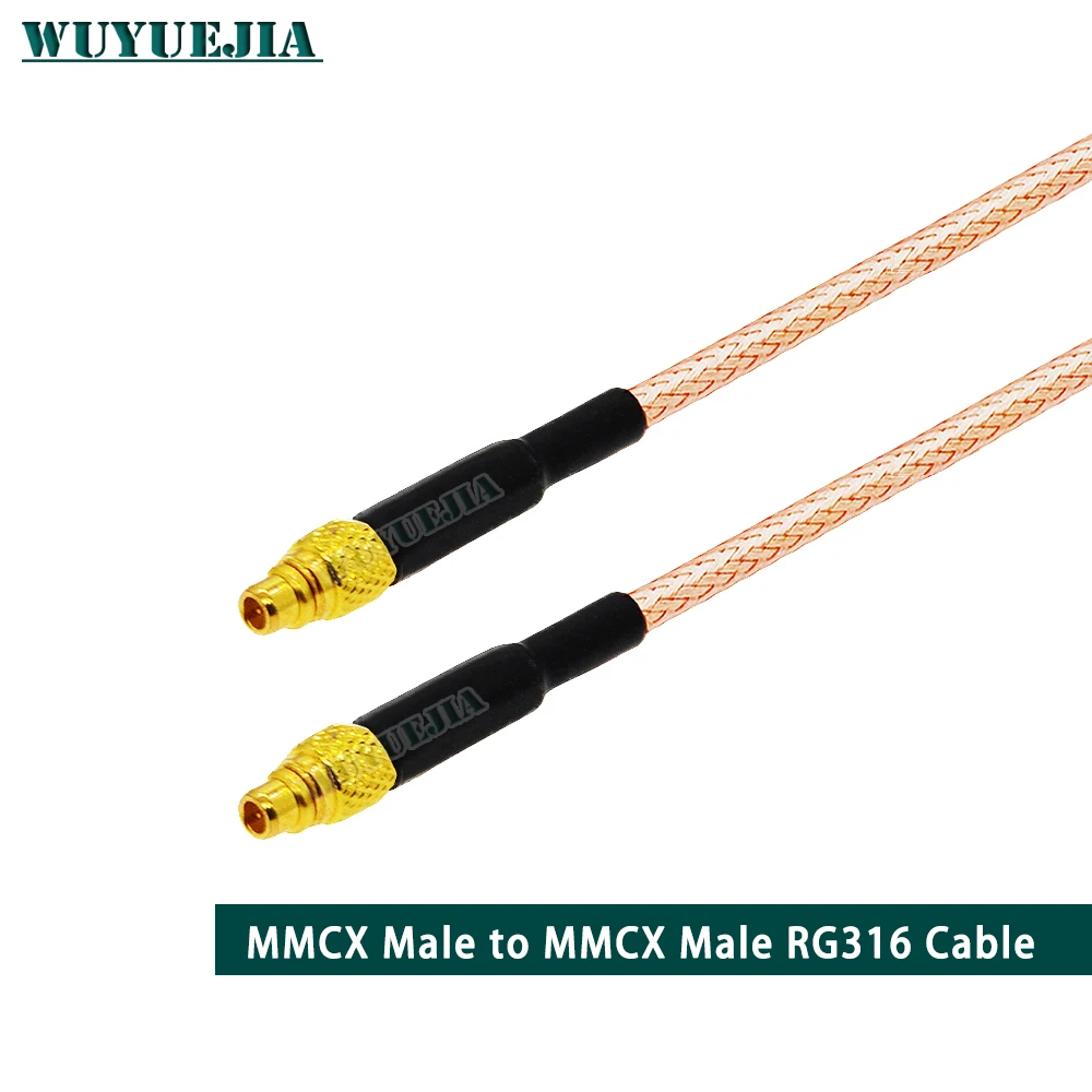 

Кабель RG-316 5 см ~ 5 м, штекер MMCX к гнезду MMCX, прямой разъем, 50 Ом, RF коаксиальный удлинительный соединительный кабель с косичкой