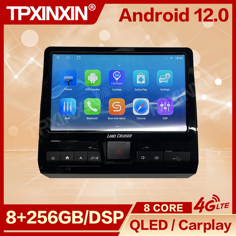 Автомагнитола с Android-экраном Автомобильная мультимедиа-система для Toyota LandCruiser LC70