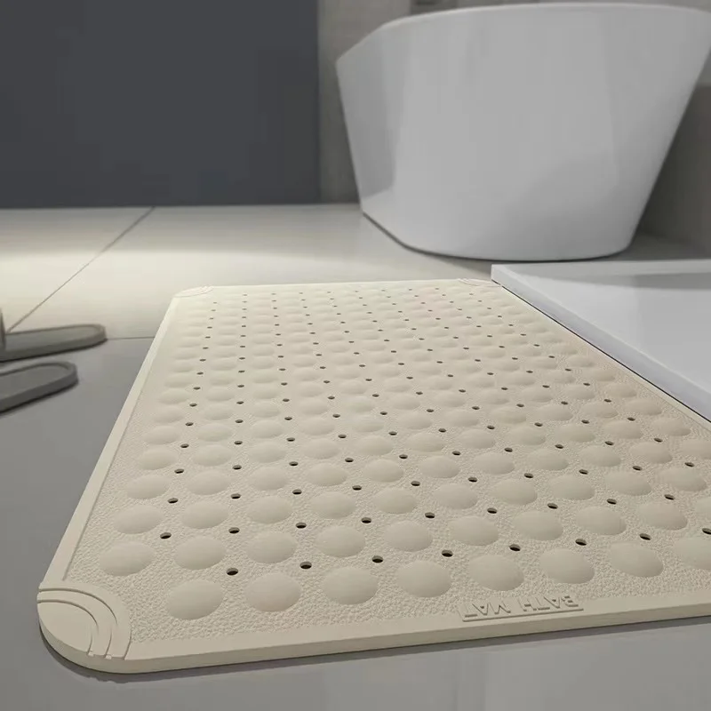 

Anti-slip bathroom mat TPE anti-mildew toilet mat Toilet mat shower mat