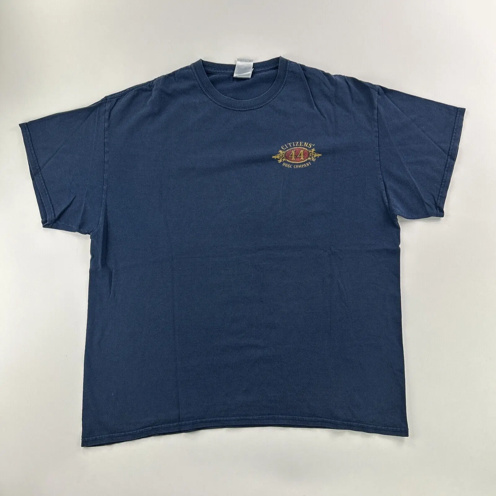Винтажная Футболка 90-х для пожарной службы компании размер Xl