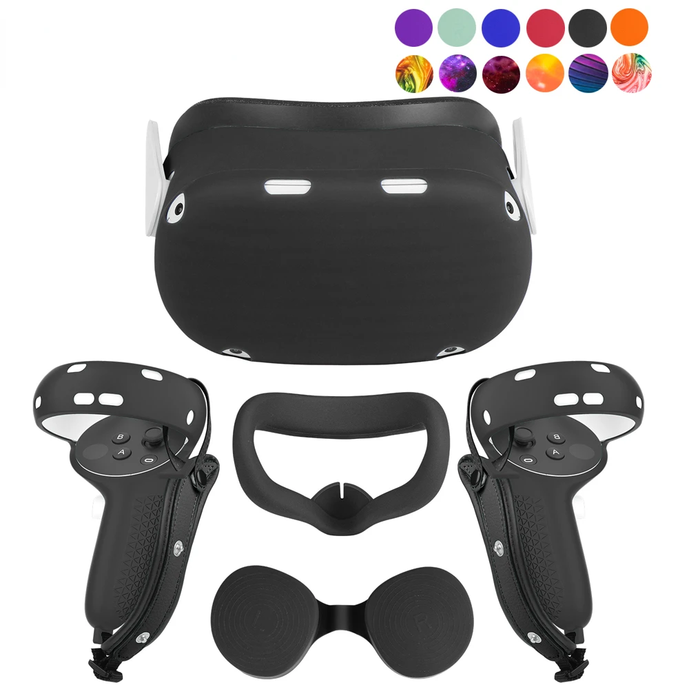 

Защитный чехол-накладка для Oculus Quest 2, аксессуары для VR гарнитуры, головки, лица, глаз, ручки