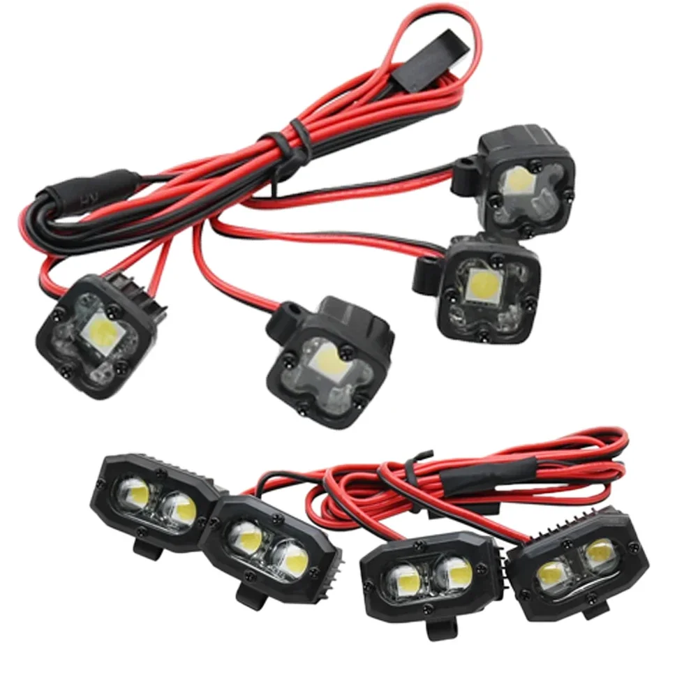 Яркие фонари фара прожектор Радиоуправляемый автомобиль для 1/10 RC Crawler Axial TRX4 TRX6