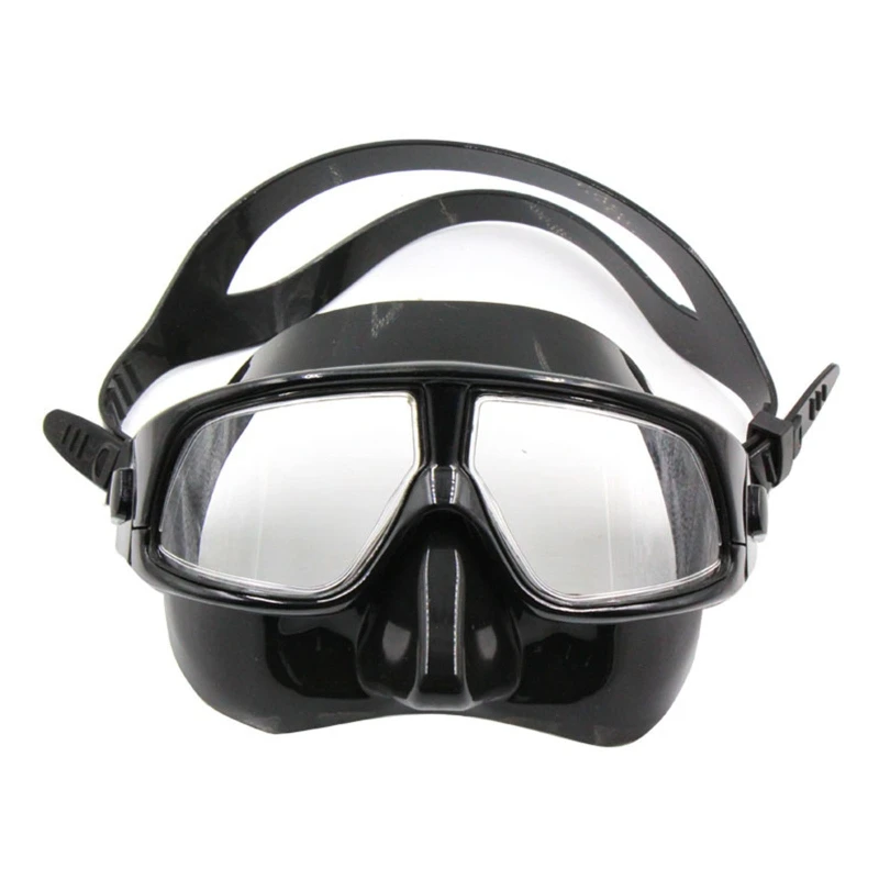 

Convenient Snorkeling Mask Snorkel Scuba Diving Goggles w/ Anti-fog Coated Glass