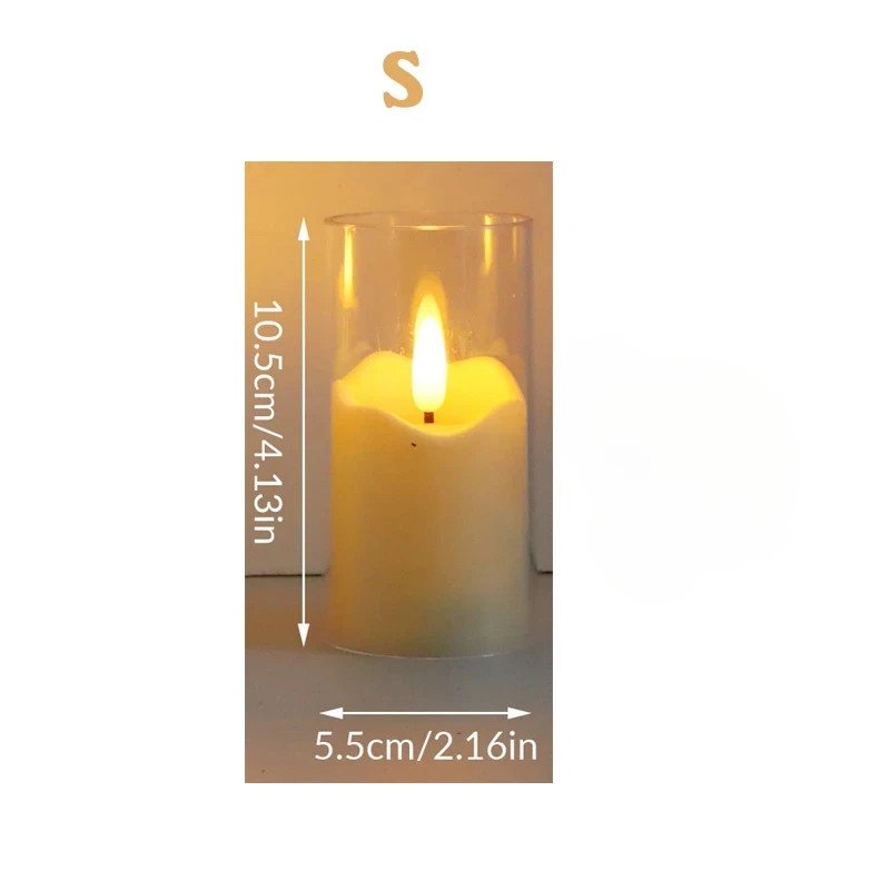 

1 шт. светодиодные беспламенные электрические свечи, лампа из акрилового стекла, мерцающая батарея, поддельная чайная свеча, оптом для свадьбы, Рождества