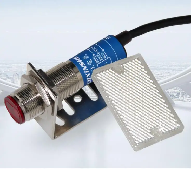 Лазерный датчик M18 обратная связь отражатель фотоэлектрический переключатель