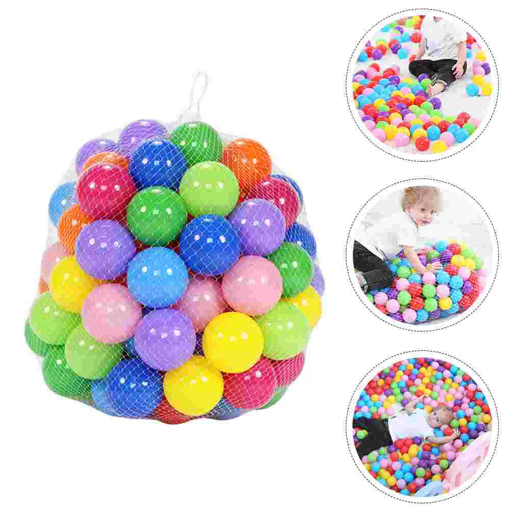

50 Pcs Children's Ocean Ball Colorful Toy Billiards Environmental Protection Pe