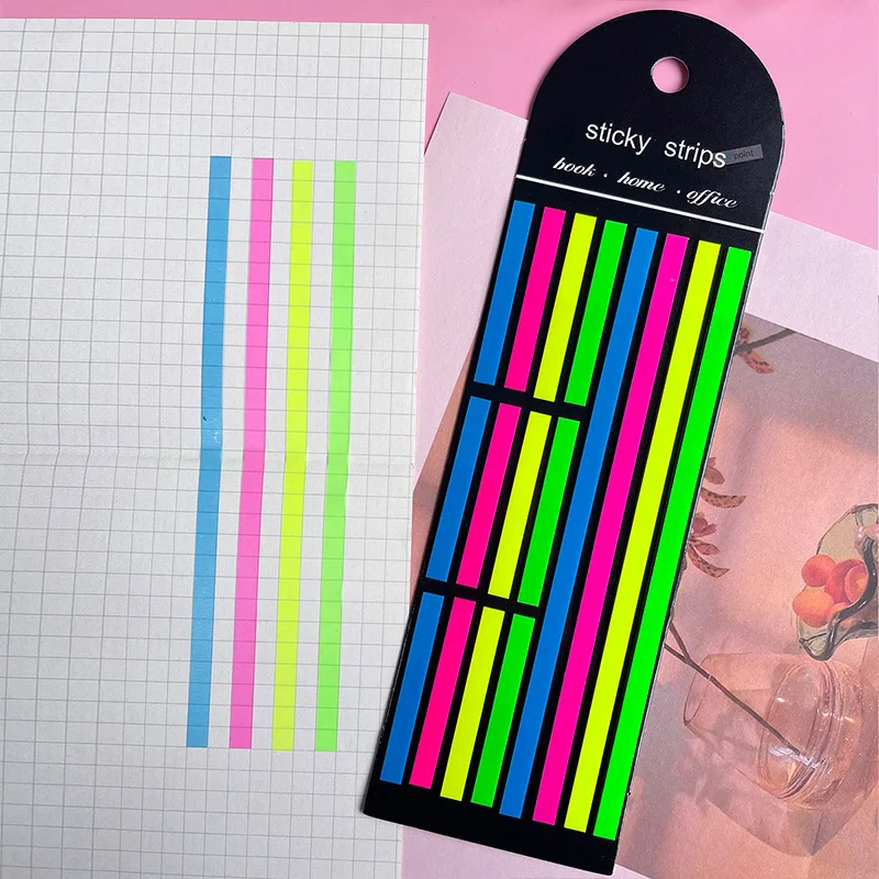 

Transparent It Index Memo Lengthen Sticker Pad Paper Rainbow 160 School Notepads Sheets Notes Sticky Stationery Supplies