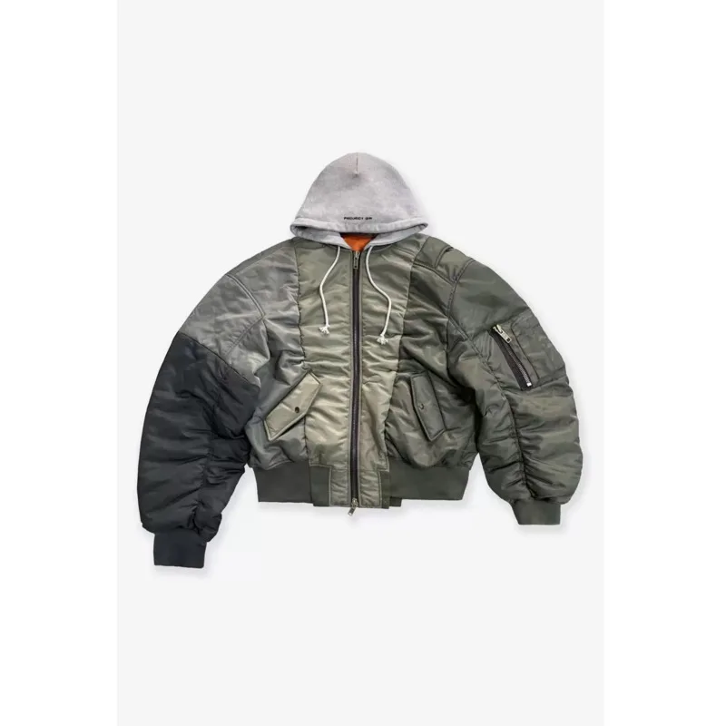 Jimo GRAILZ American High Street нерегулярные сращивания трехцветный дизайн на молнии