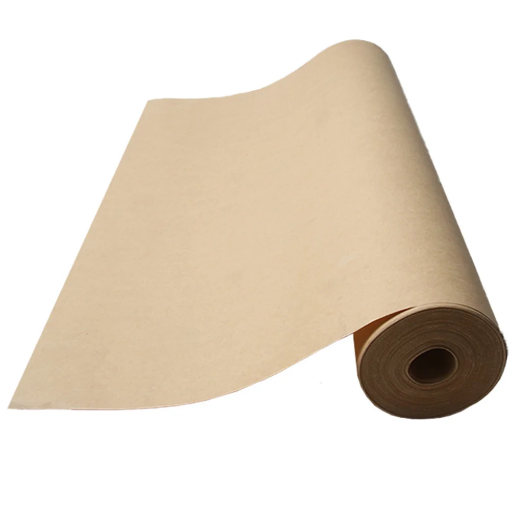 

1 рулон рулона крафт-бумаги для упаковки подарков, перемещающийся рулон коричневой бумаги для покраски