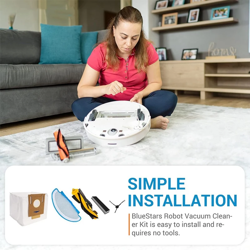 Для робота-пылесоса ECOVACS DEEBOT OZMO T8 AIVI MAX N8 Pro + основная боковая щетка Yeedi Vac Hepa фильтр