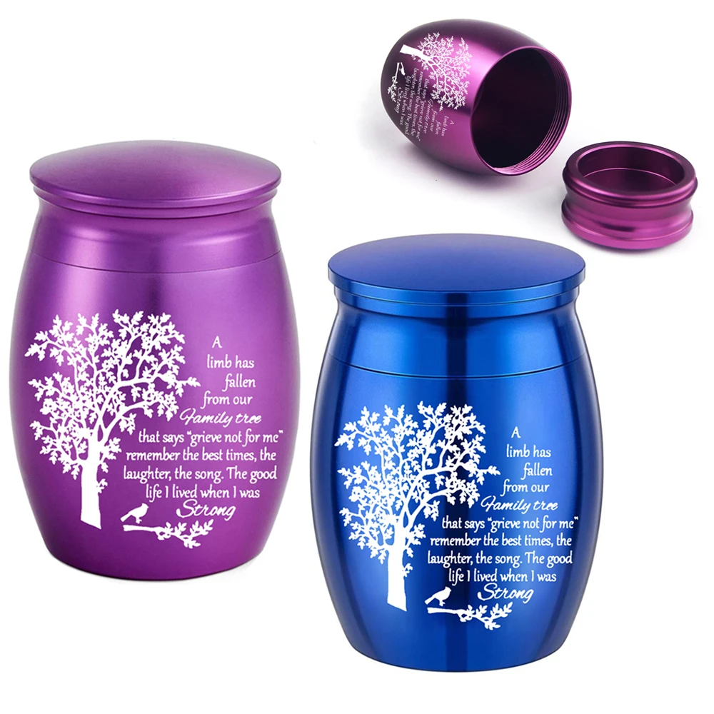 Маленькая урна на память для праха человека Древо жизни урны кремации похоронная