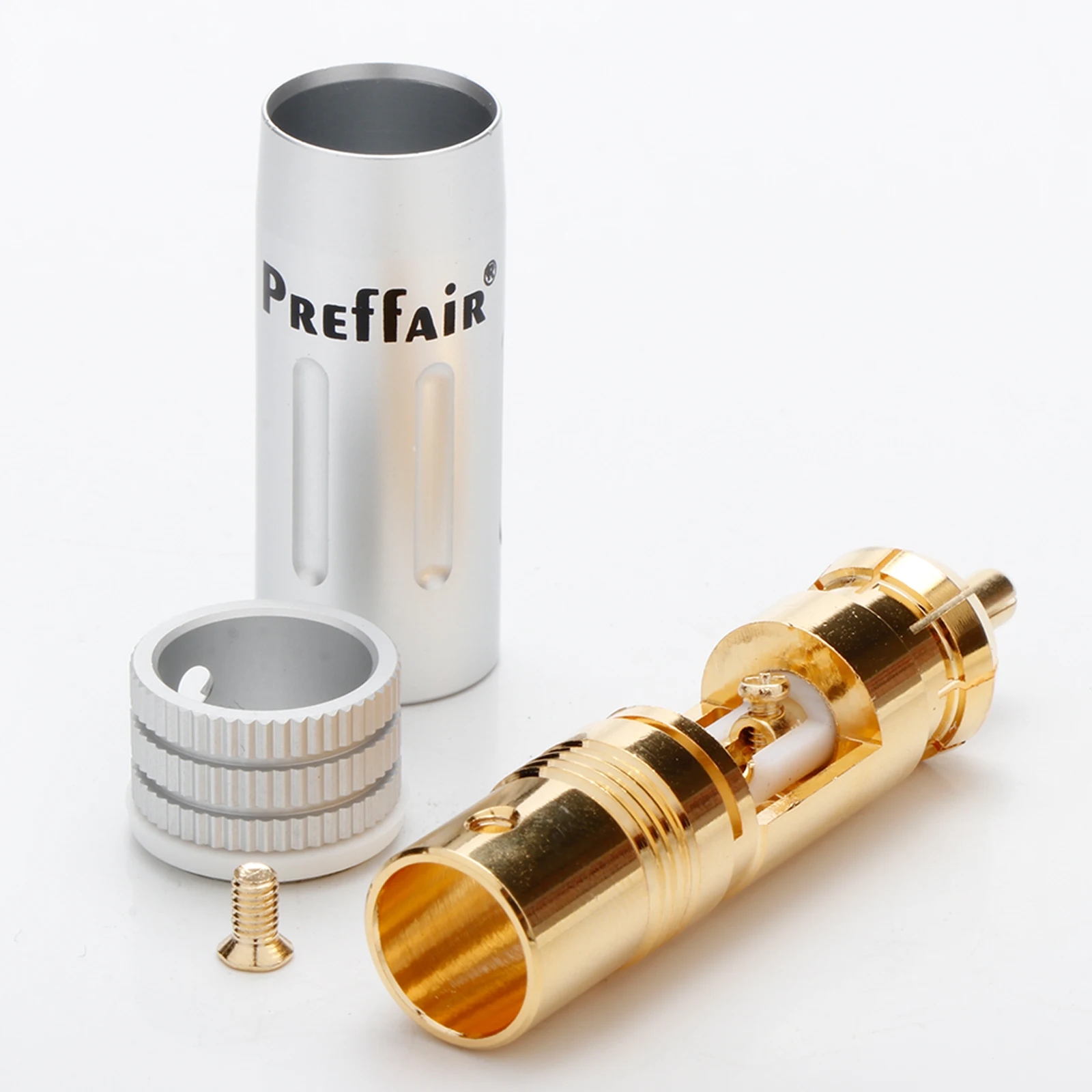 Hi-Fi аудио разъем RCA позолоченный