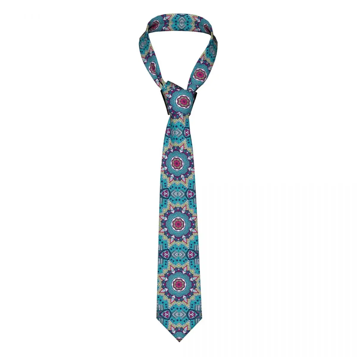 

Tribal Print Tie Retro Floral Wedding 8CM Neck Ties Men Accessories Blouse Vintage Cravat