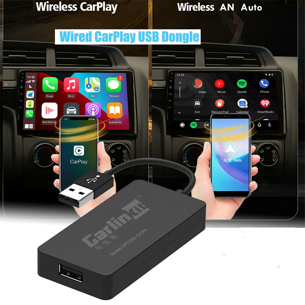 Carlinkit беспроводной адаптер для Apple CarPlay USB Android авто изменения Автомобильные