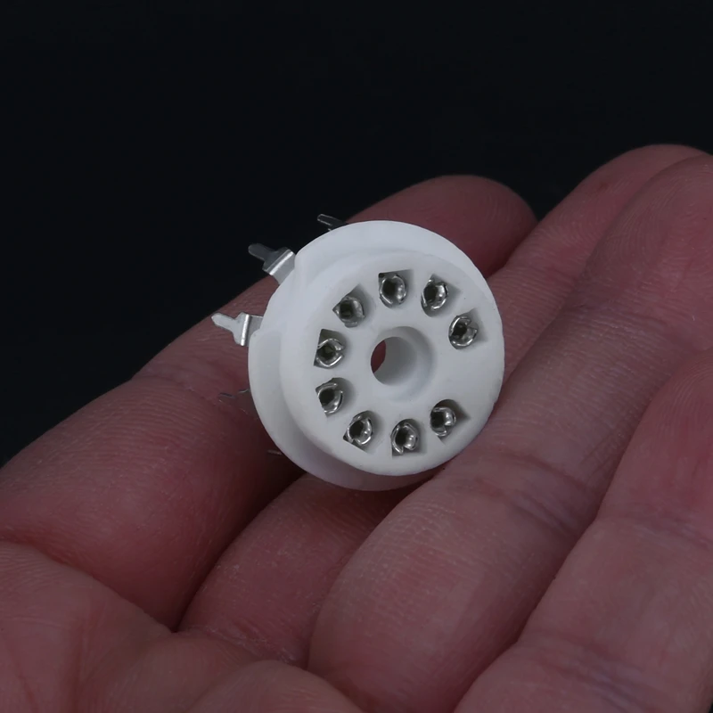 10 шт. керамические трубки B9A для пылесоса 12AX7 12AU7 12AT7 ECC81 ECC82 ECC83