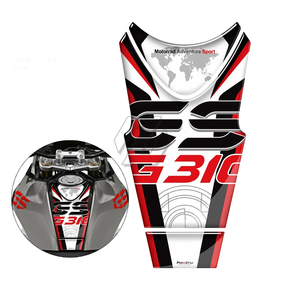 

For BMW G310GS 2018-2019 3D Resin Motorcycle Gas Tank Pad Protector