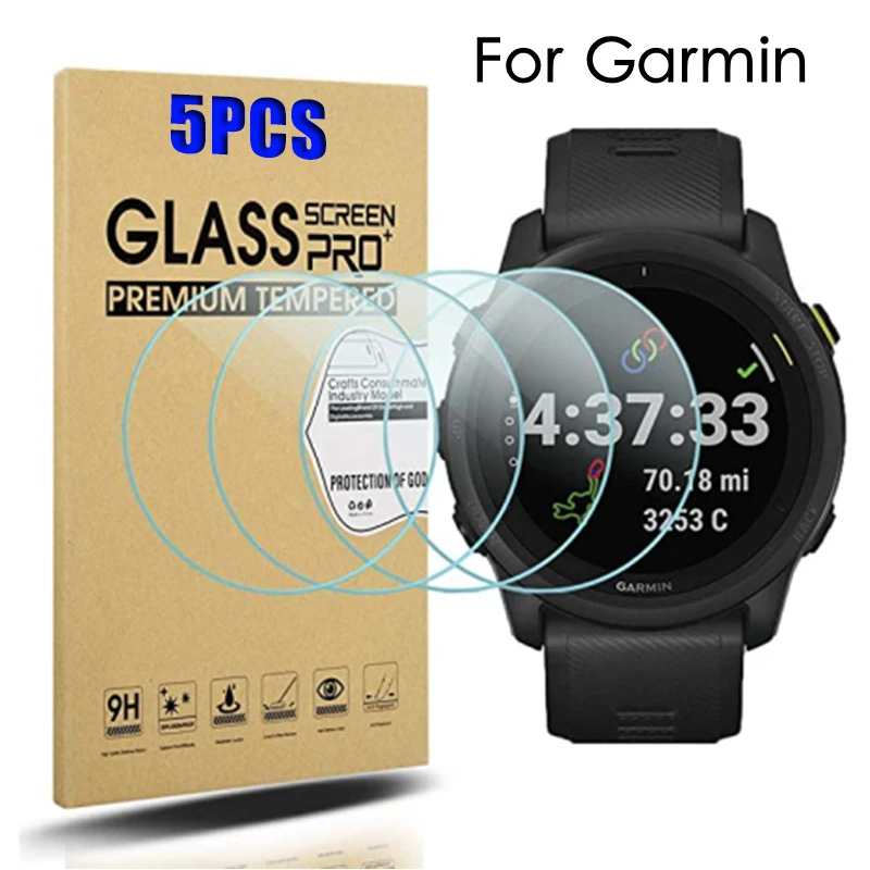 

For Garmin Fenix 7 6 6S 6X 5 5S/Vivoactive 3/Forerunner 945 955 735XT/Garmin Enduro 2 Tempered Glass Screen Protector SmartWatch