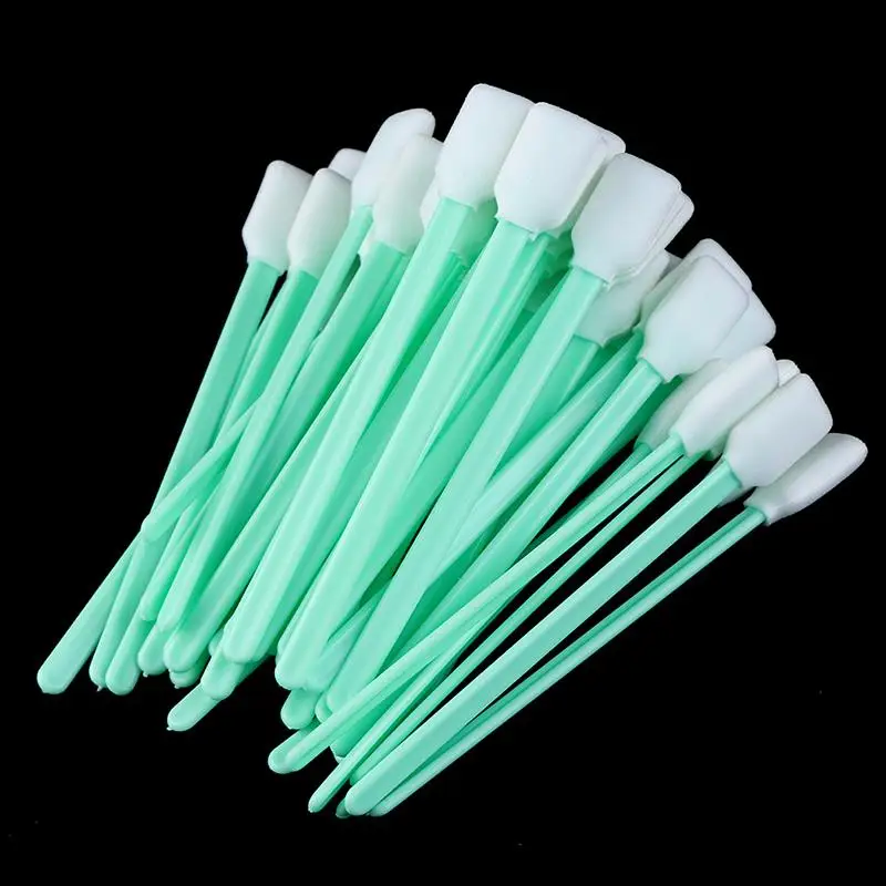 

100 PCS DX4 DX5 DX7 TX800 XP600 Print Head Clean Swab Stick Sponge Foam Tipped Solvent Printer