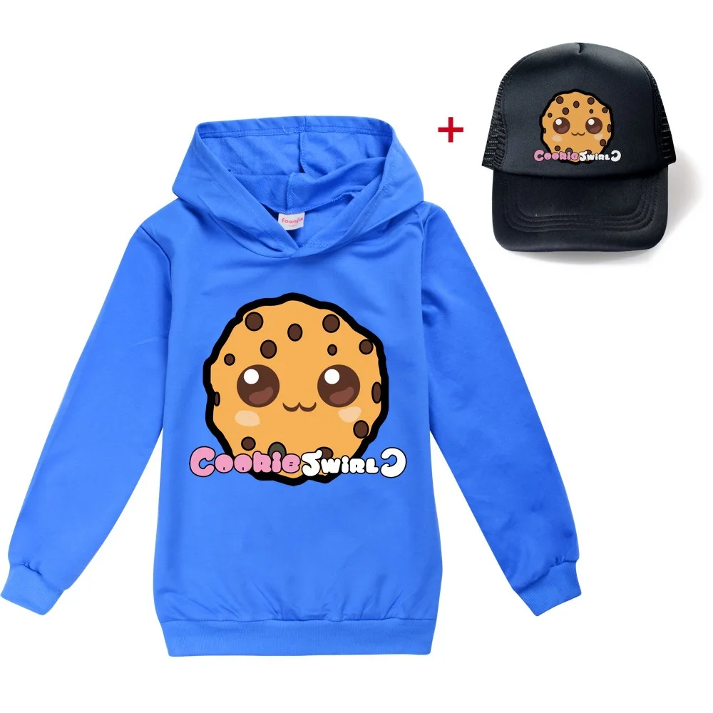 Детская хлопковая толстовка с капюшоном длинным рукавом