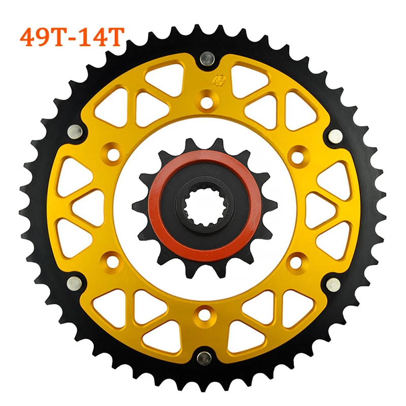 

Передняя Задняя звездочка для мотоцикла 520 45T-52T 14T для SUZUKI DR250 DR-Z250 RM250 RMX250 DR350 DR-Z400 DR RM RMX DRZ 250 350 400 L M