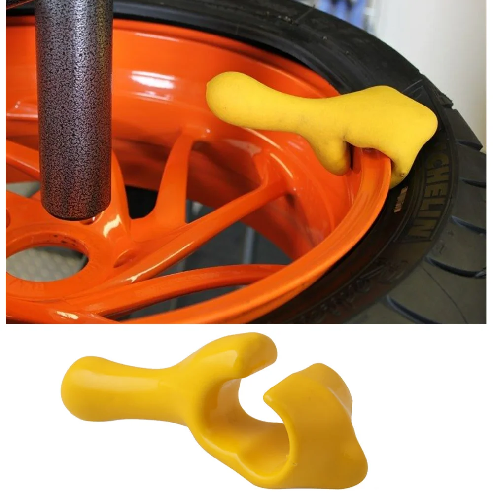

NEW Rubber Coated Bead Keeper Tire Changer Tool Yellow Heavy Duty Thing