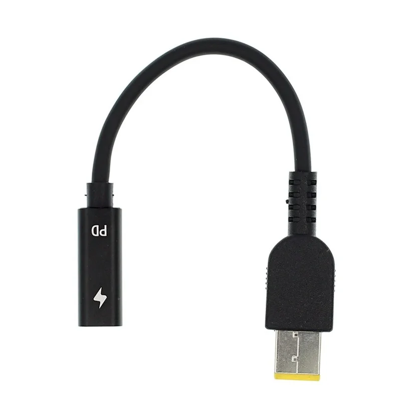 

1pcs PD USB-C Type C Female To Mini Slim Cable 16cm for ThinkPad 10 Tablet and Helix 2 12V Power Adapter Converter Cord