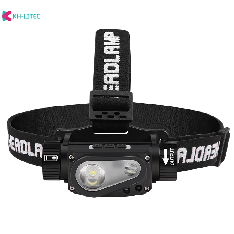 

Ultra Bright 2 LED XHP50 Headlamp TYPE-C Flashlight Waterproof 18650 21700 Head Lamp Torch Flasing for Camping Running Flashing