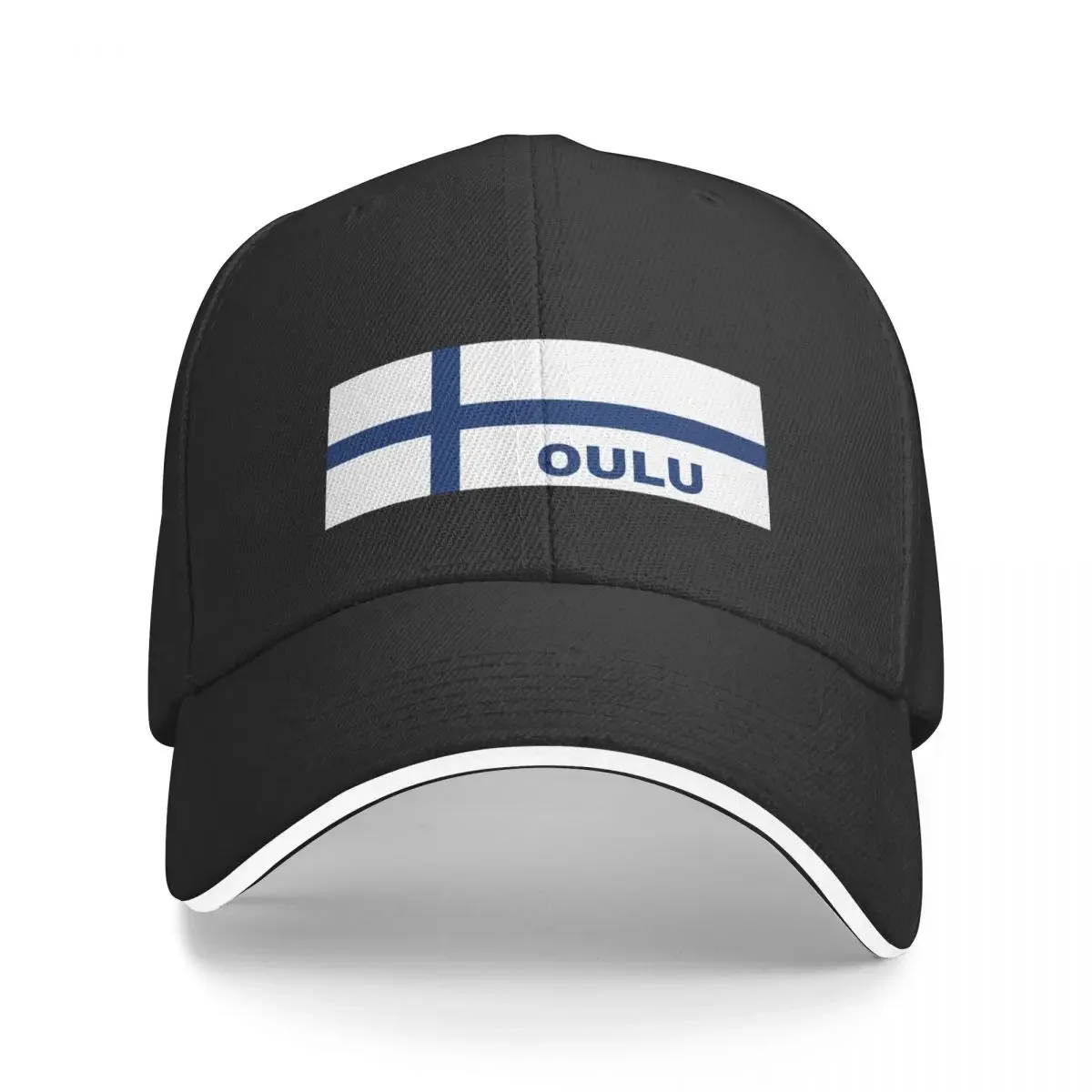 Гольф-шляпа Oulu City in Finnish Flag из полиэстера
