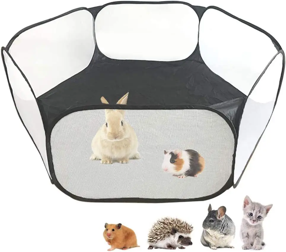 

Folding Pet Fence Kitten Cage Portable Cage Playpen for Hamster Hedgehog Small Animals Breathable Puppy Rabbit cage