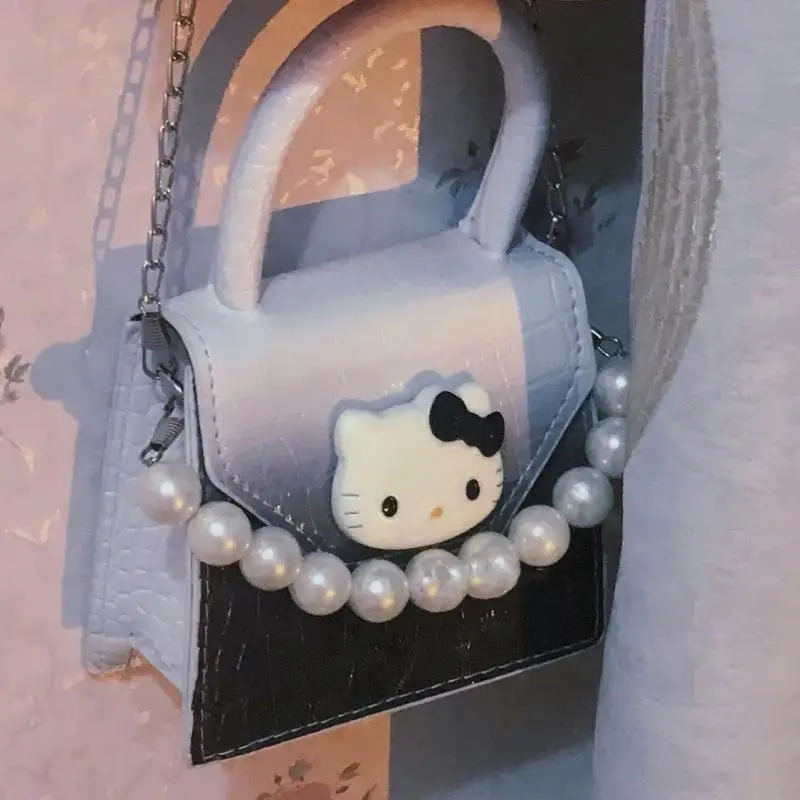 

New Hellokitty Shoulder Bag Kawaii Girl Cartoon Sweet Tote Bag Student Shopping Bag Girlfriend Birthday Gift