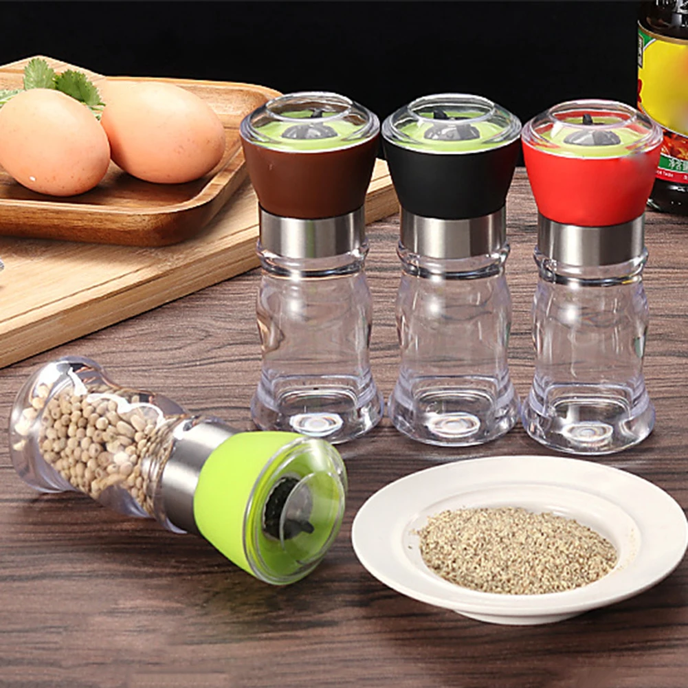 

Pepper Grinder Manual Grinding Bottle Salt Pepper Mill Pepper Shaker Spice Seasoning Jar Spice Container Kitchen Gadgets