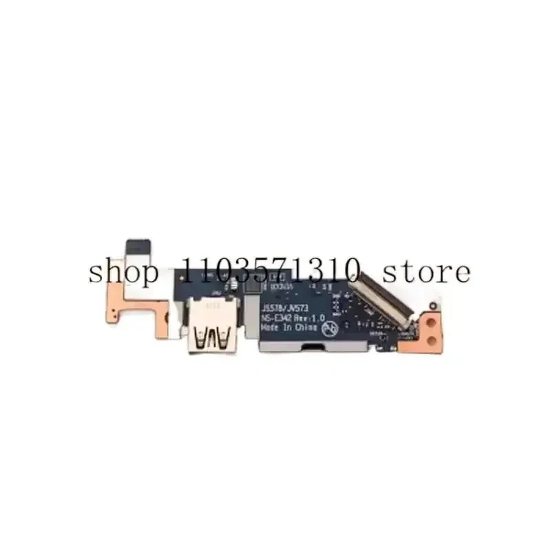 Фото NS-E342 5C50S25335 Новая оригинальная плата для ноутбука Lenovo IdeaPad 3 15IAU7 с USB-разъемом для карт SD и кнопкой включения/выключения питания, 100% протестировано JMzm №1