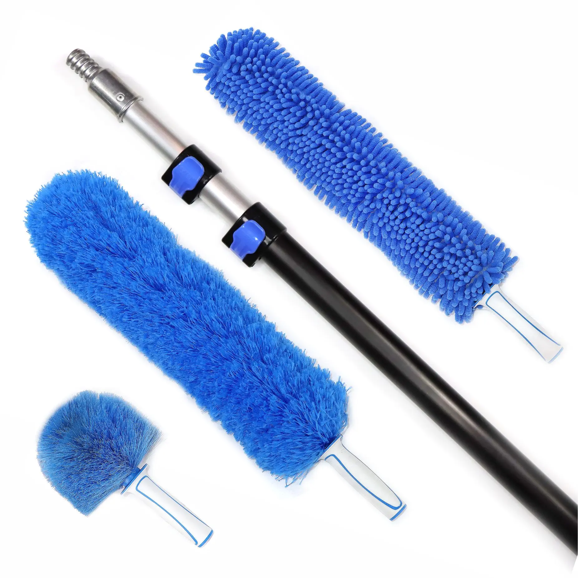 

Extenclean wholesale aluminum 12ft locking telescopic ceiling cleaning duster brush pole