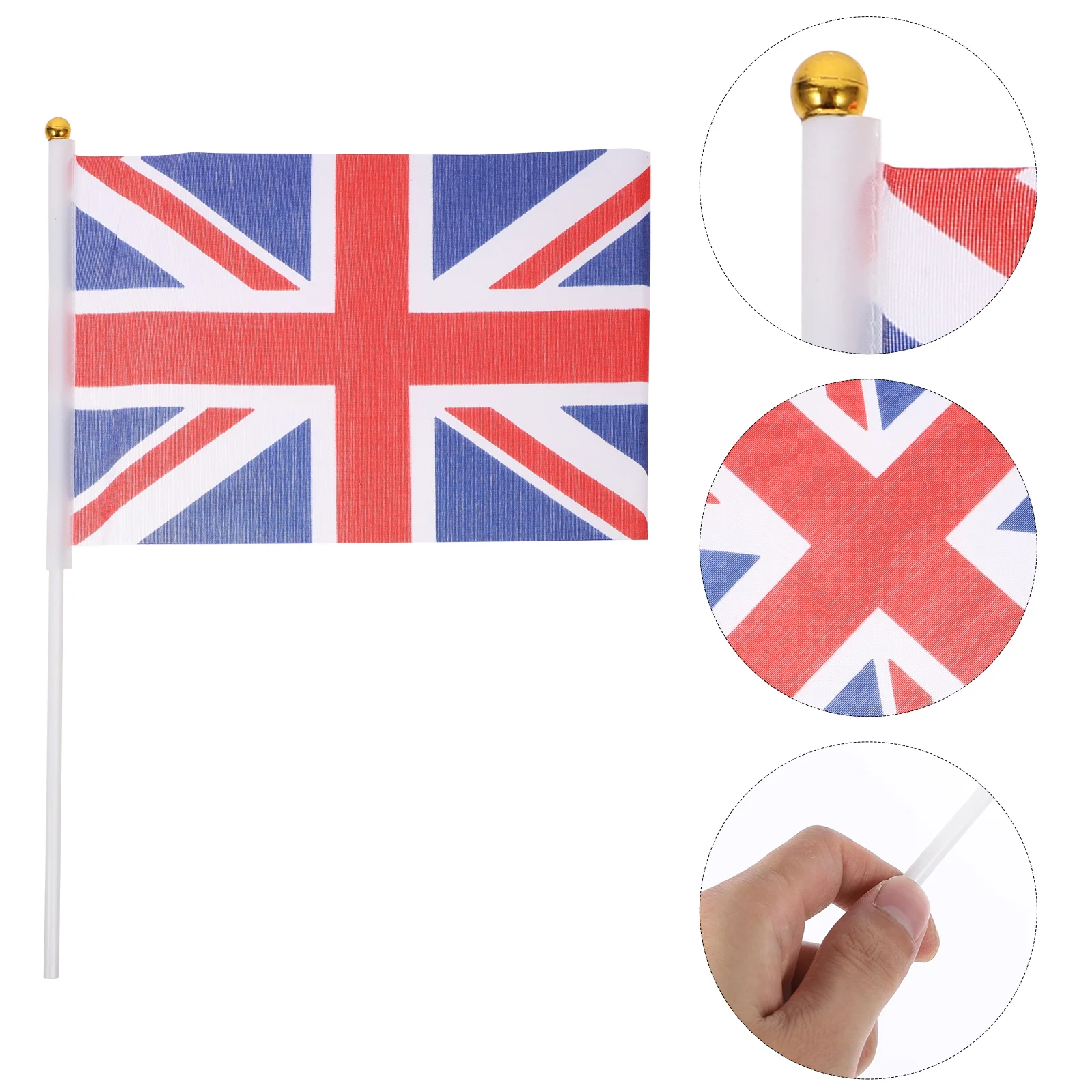 

Flag Union Jack Flags British Uk Hand Mini Waving Britain Stick Party Kingdom United Decorations Handheld Held Great England