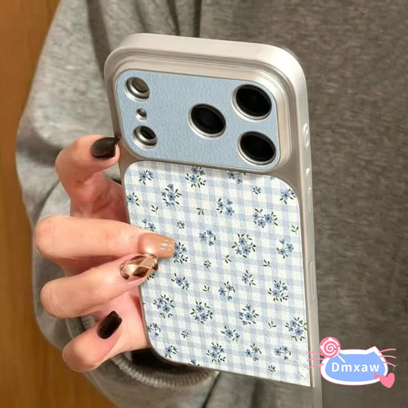 Фото Элегантный чехол для телефона с синими цветами для Vivo Y21D Y29 Y29S Y29T Y28 Y28E Y28S Y27 Y21S Y21T Y21E Y20A Y20S Y20i Y20T Y20G №1