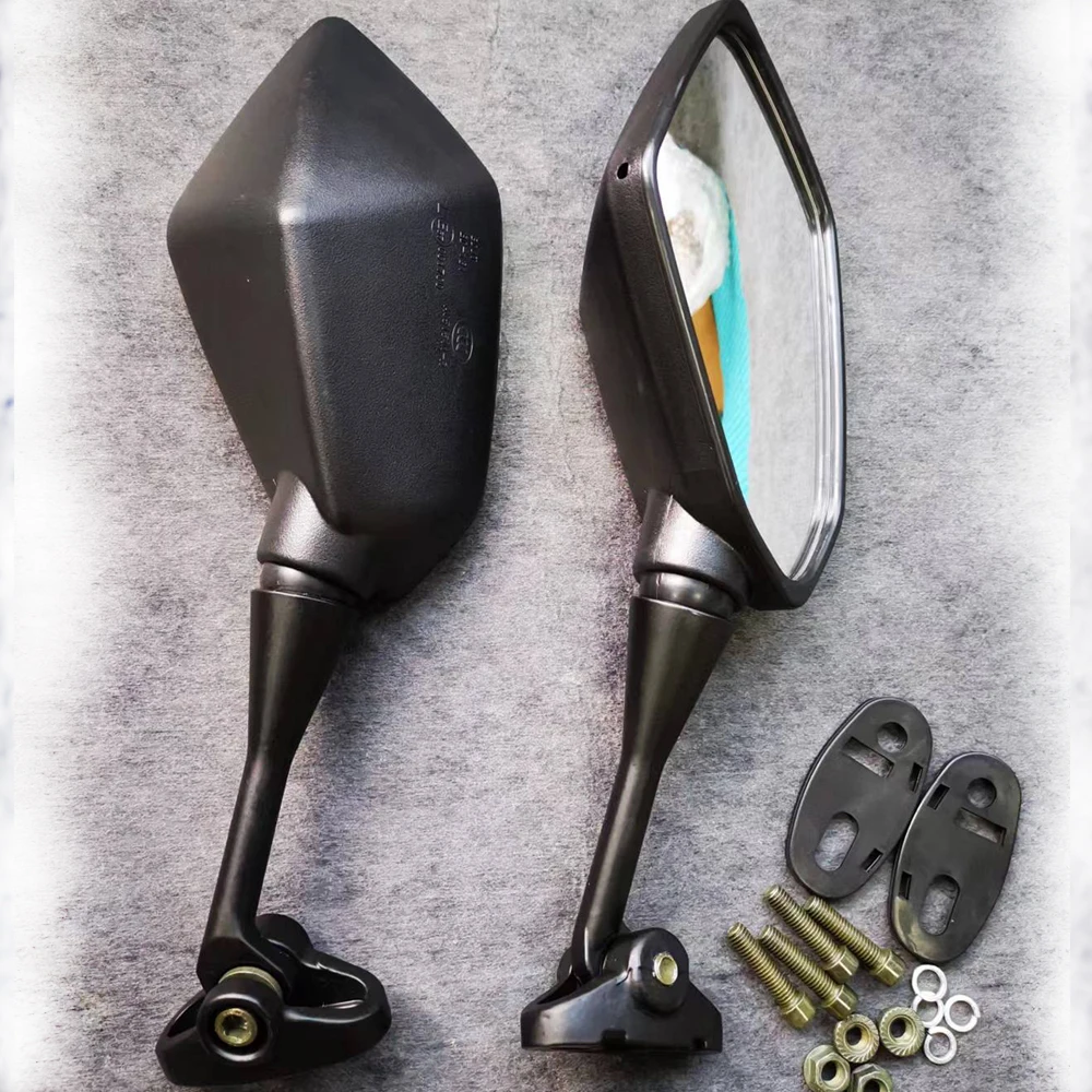 For Triumph DAYTONA 675 R Benelli 302R 252R  Bajaj Pulsar 200 NS/200 RS Mirrors Motorcycle Scooter Rear View Mirror Carbon Look images - 6