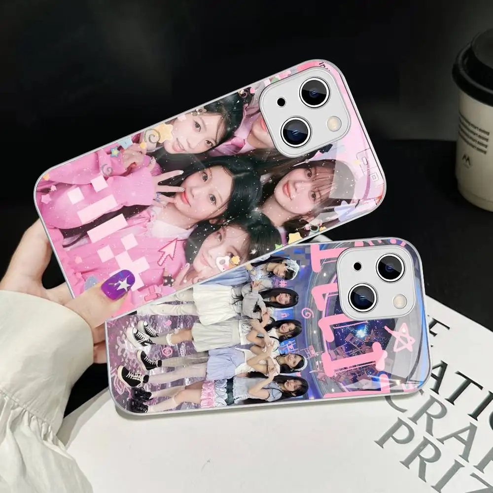 Защитное стекло Kpop Group I-Illit для iPhone 14, 13, 12, 11 Pro, Mini, XS MAX, 14Plus, X, XS, XR. (art.: 3920dcf6b2ee5) - 3920dcf6b2ee5