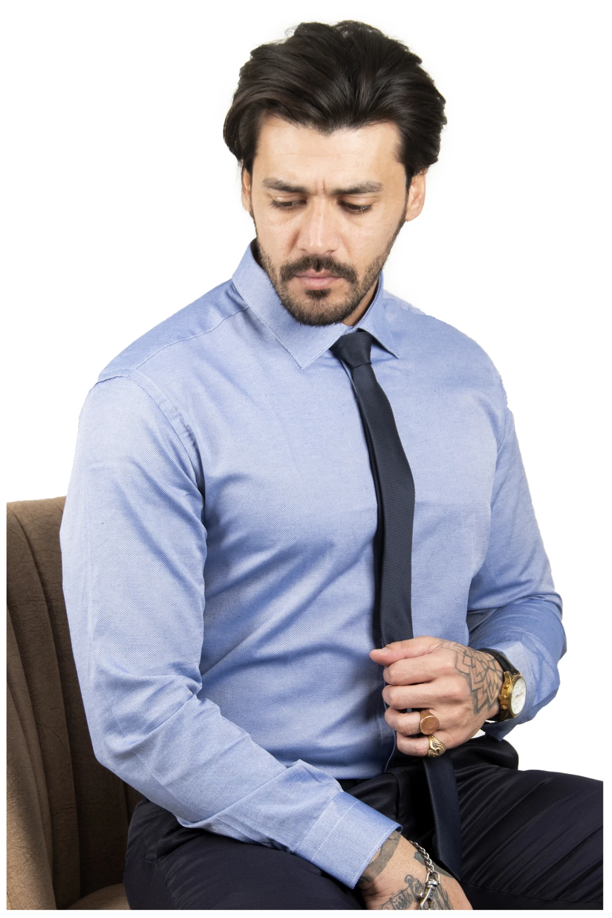 DeepSEA high collar Slim Fit shirt 2000885
