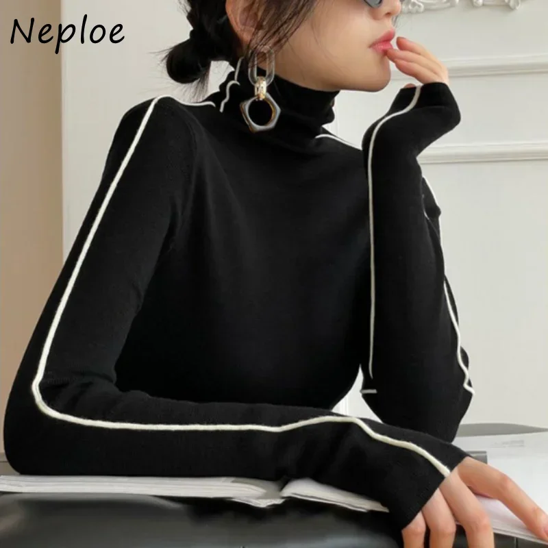 Женский вязаный пуловер Neploe Harajuku