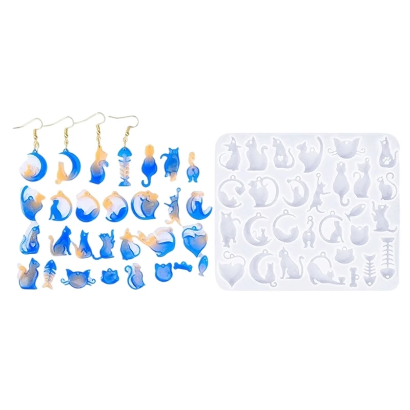 Силиконовые формы для рукоделия идеально подходят ожерелья и сережек